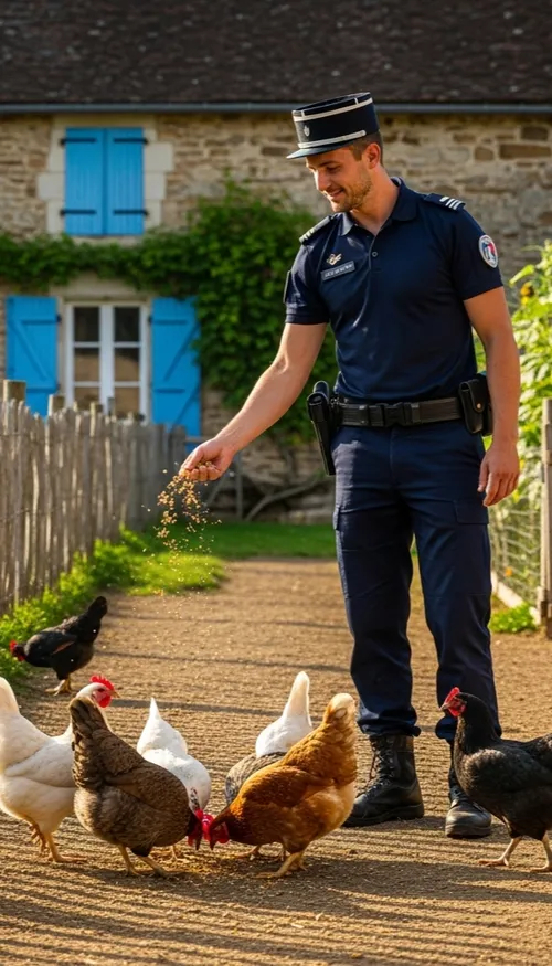 Les poules de Yaël Braun-Pivet sont-elles nourries par des CRS ? 