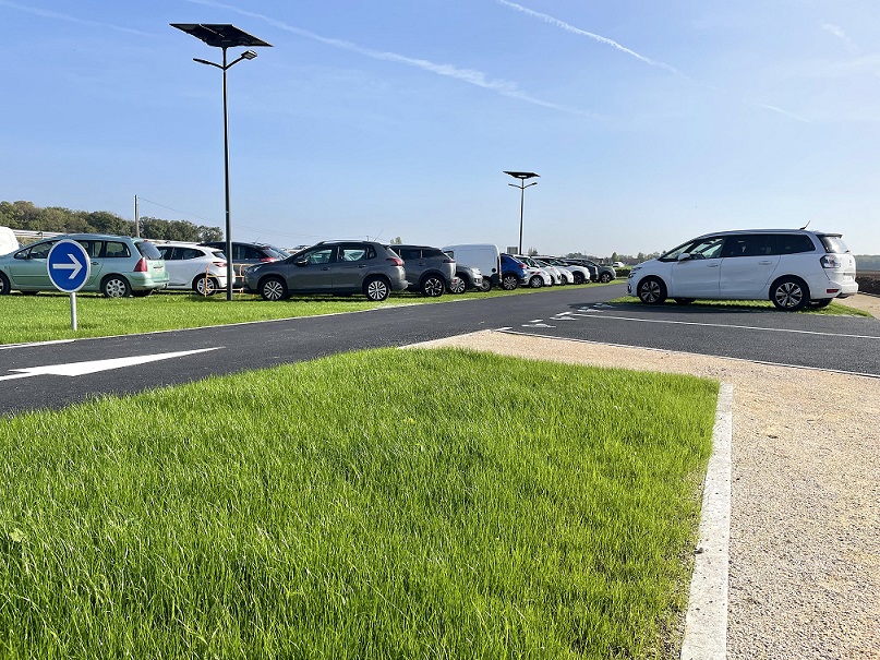 A new carpooling area in Fénay