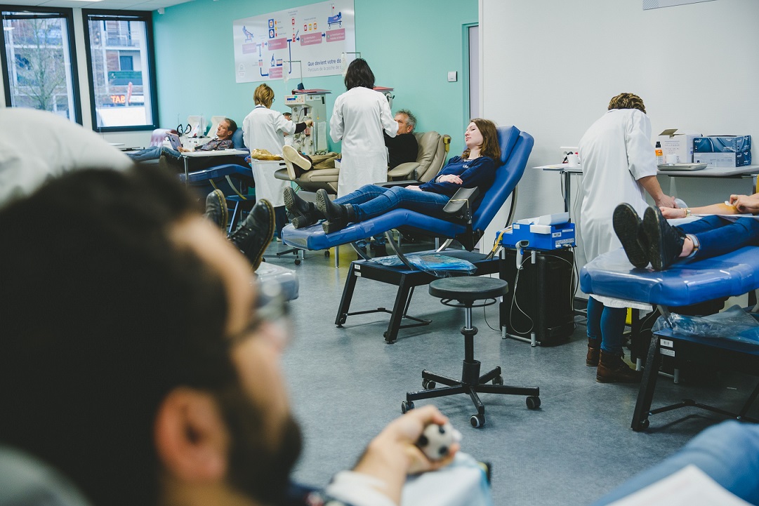 An encouraging report at the start of the year for blood donation in the region