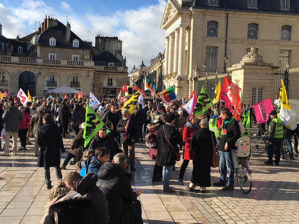 A demonstration this Saturday in Dijon against the pension reform