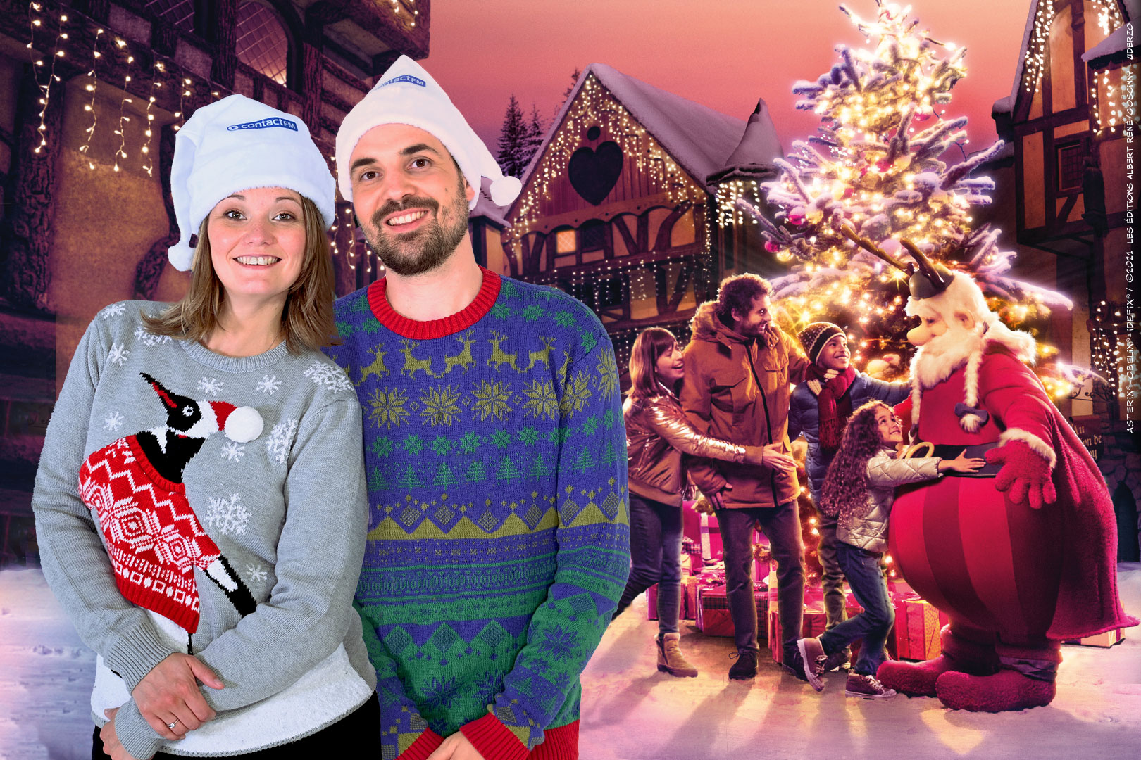 FÊTEZ NOËL AU PARC ASTERIX - CONTACT FM FÊTEZ NOËL AU PARC ASTERIX - CONTACT FM