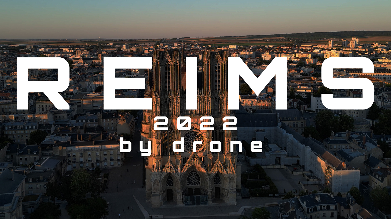 (Re)discover Reims from the sky