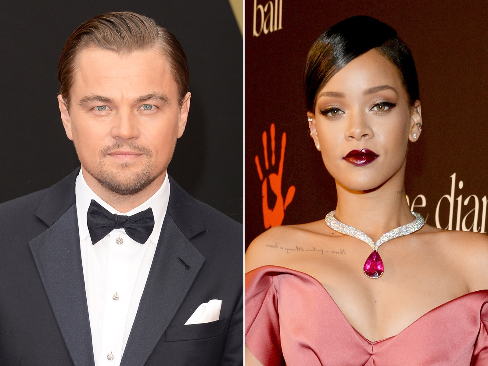 Rihanna Et Leonardo Dicaprio Ensemble 